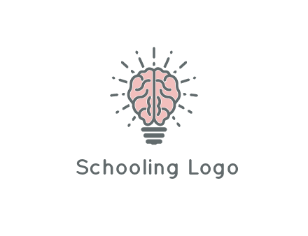 brain forming light bulb