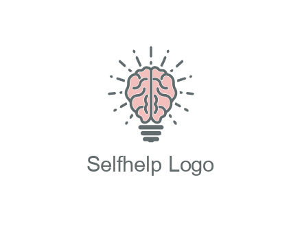 brain forming light bulb