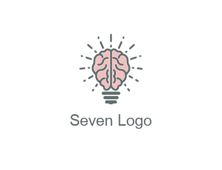 brain forming light bulb