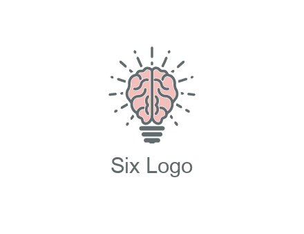 brain forming light bulb