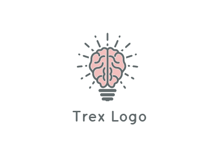 brain forming light bulb