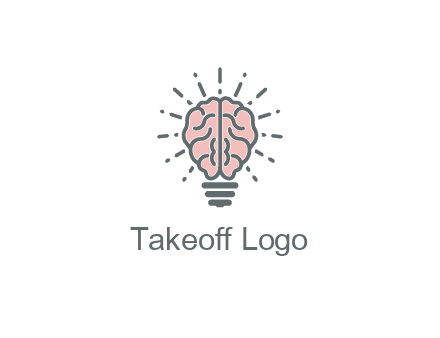 brain forming light bulb