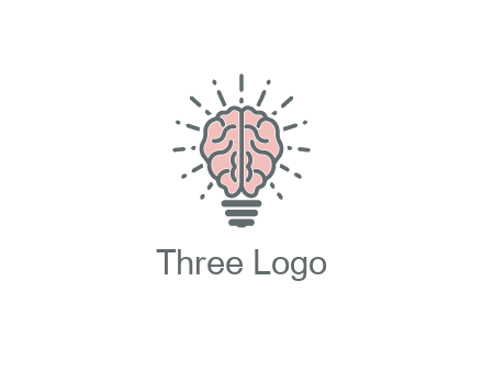 brain forming light bulb