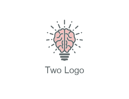 brain forming light bulb