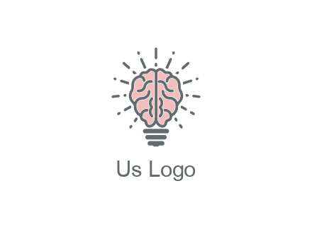 brain forming light bulb