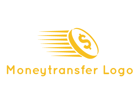 negative spacing coin with dollar sign