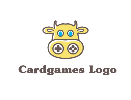 gaming controls on cow nose