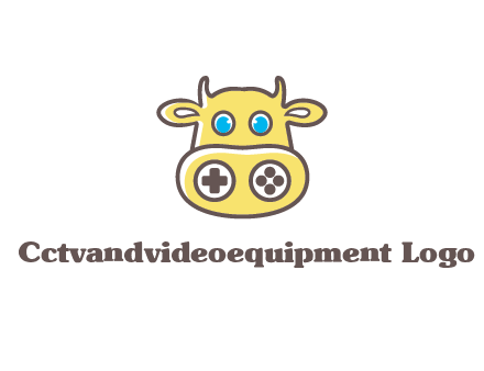 gaming controls on cow nose