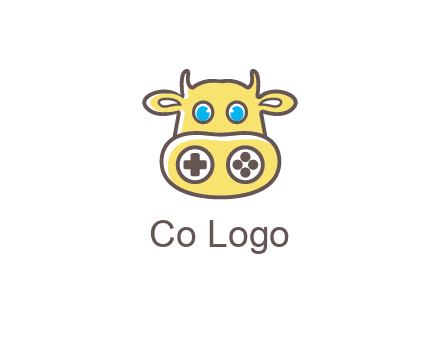 gaming controls on cow nose