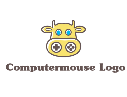 gaming controls on cow nose