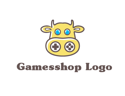 gaming controls on cow nose