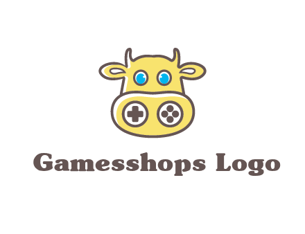 gaming controls on cow nose