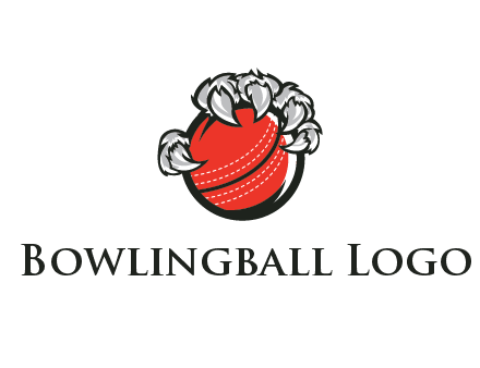 claw holding cricket ball