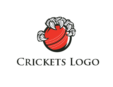claw holding cricket ball