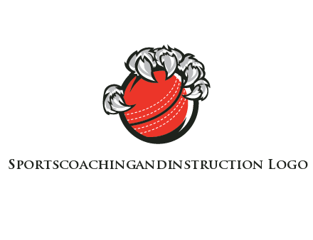 claw holding cricket ball