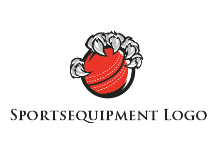 claw holding cricket ball