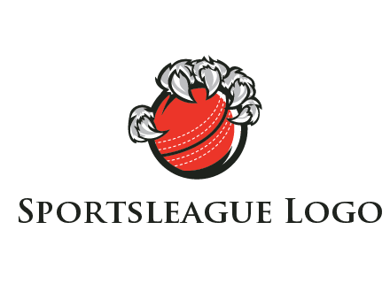 claw holding cricket ball