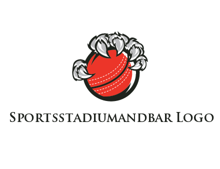 claw holding cricket ball