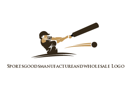 cricketer striking the ball