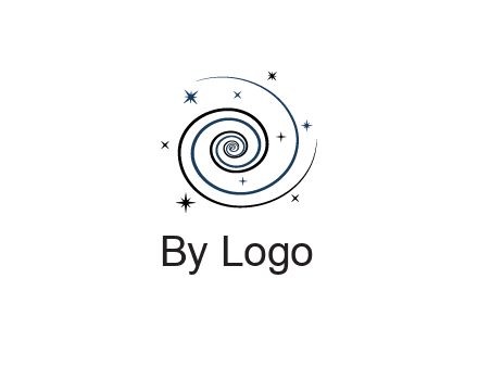 spirals with stars