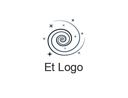 spirals with stars
