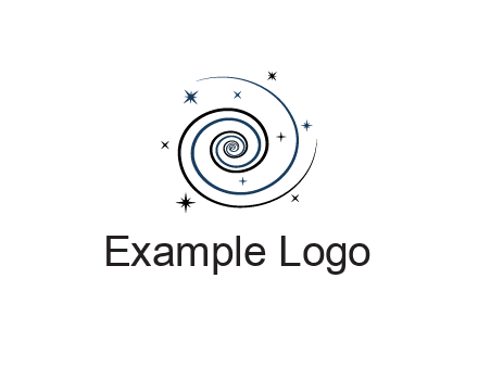 spirals with stars