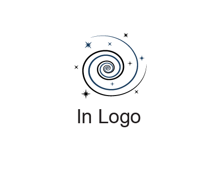 spirals with stars