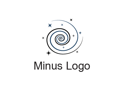 spirals with stars
