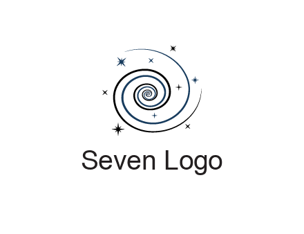 spirals with stars