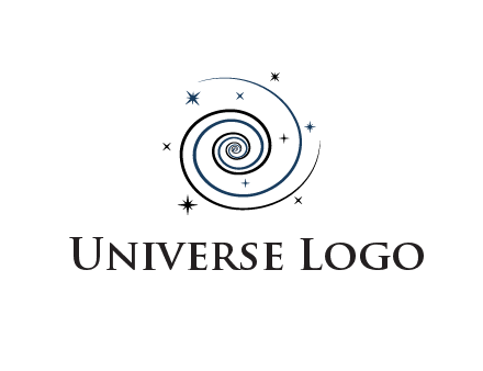 spirals with stars