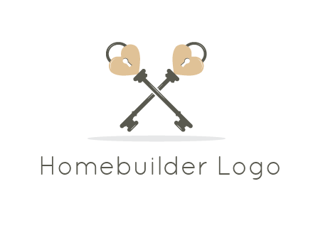 keys with heart shape locks 