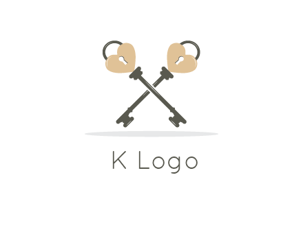 keys with heart shape locks 
