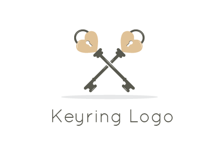 keys with heart shape locks 