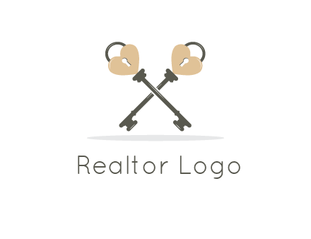 keys with heart shape locks 