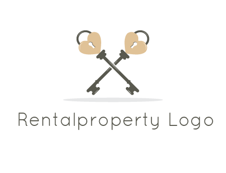 keys with heart shape locks 