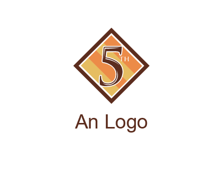 number 5 in rhombus