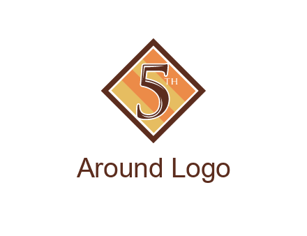 number 5 in rhombus