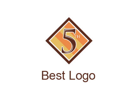 number 5 in rhombus