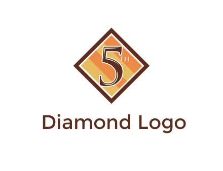 number 5 in rhombus