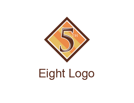 number 5 in rhombus