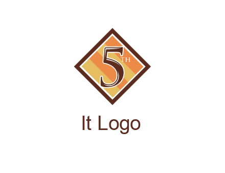 number 5 in rhombus