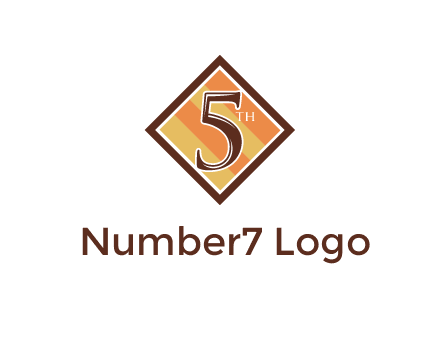 number 5 in rhombus