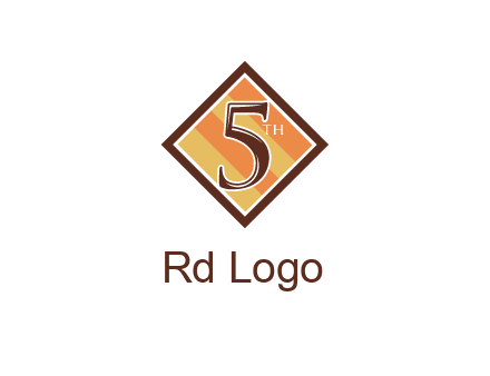 number 5 in rhombus