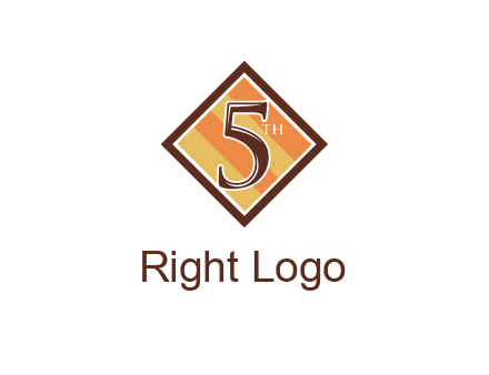 number 5 in rhombus