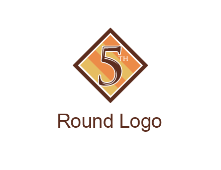 number 5 in rhombus