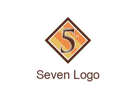 number 5 in rhombus