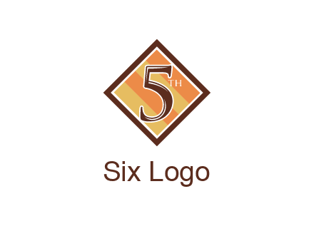number 5 in rhombus