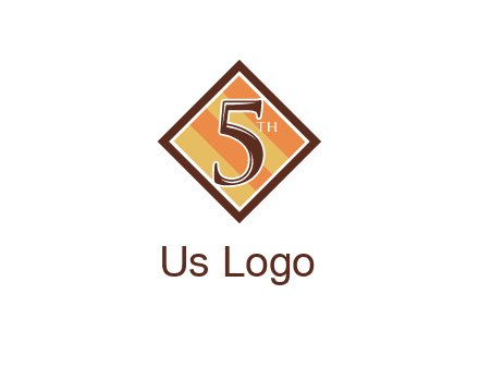 number 5 in rhombus