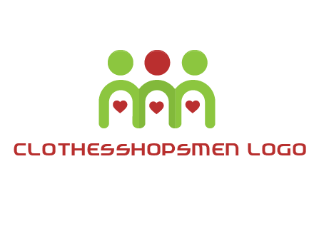 people with heart holding hands symbol