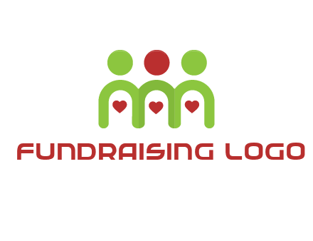 people with heart holding hands symbol